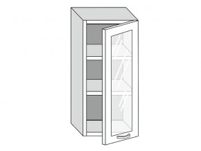 19.40.3 Шкаф настенный (h=913) на 400мм с 1-ой стекл. дверцей в Ноябрьске - noyabrsk.магазин96.com | фото