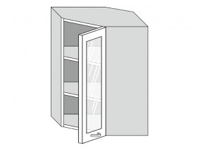 19.60.3у Шкаф настенный (h=913) угловой на 600мм со стекл. дверцей в Ноябрьске - noyabrsk.магазин96.com | фото