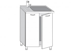2.60.2м Шкаф-стол на 600мм под врезную мойку с 2-мя дверцами в Ноябрьске - noyabrsk.магазин96.com | фото