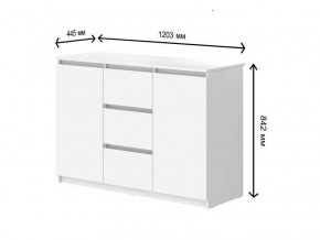 Комод с 3-мя ящиками и дверками СГ Модерн в Ноябрьске - noyabrsk.магазин96.com | фото