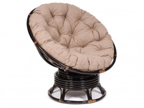 Кресло-качалка Papasan w 23/01 B с подушкой Antique brown, экошерсть Коричневый в Ноябрьске - noyabrsk.магазин96.com | фото