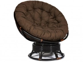 Кресло-качалка Papasan w 23/01 B с подушкой Antique brown, ткань Коричневый в Ноябрьске - noyabrsk.магазин96.com | фото