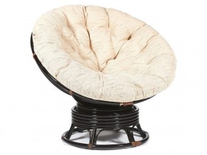 Кресло-качалка Papasan w 23/01 B с подушкой Antique brown, ткань Старт в Ноябрьске - noyabrsk.магазин96.com | фото