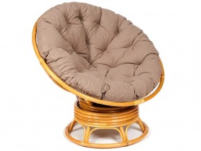 Кресло-качалка Papasan w 23/01 B с подушкой Honey, экошерсть Коричневый в Ноябрьске - noyabrsk.магазин96.com | фото