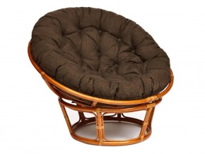 Кресло Papasan 23/01 W с подушкой Cognac, ткань Коричневый в Ноябрьске - noyabrsk.магазин96.com | фото