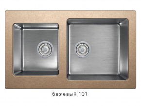 Мойка комбинированная Tolero twist TTS-840 Бежевый 101 в Ноябрьске - noyabrsk.магазин96.com | фото