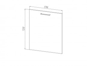 П 60 Комплект для посудомоечной машины 600 мм (цоколь + фасад) ЛДСП в Ноябрьске - noyabrsk.магазин96.com | фото