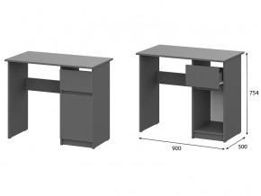 Стол письменный 900 Денвер Графит серый в Ноябрьске - noyabrsk.магазин96.com | фото